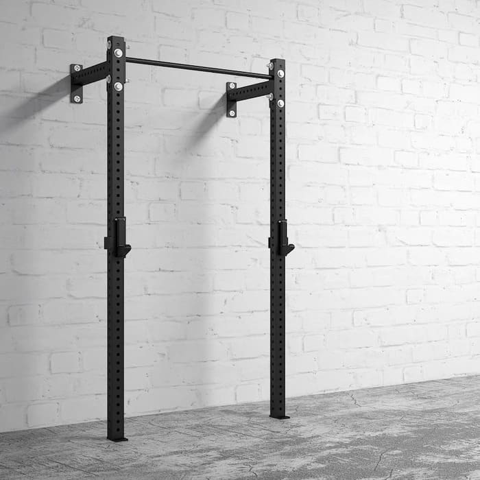 American Barbell Garage Gym Rack attached to the wall