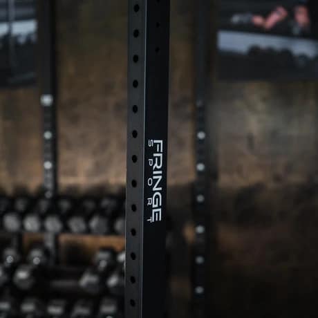 Fringe Sport Squat Rack with Pull-up Bar - Garage Series holes