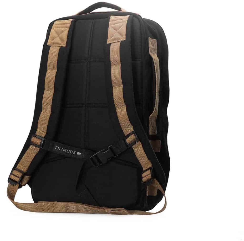 GORUCK Rucker 20L - Black + Coyote back