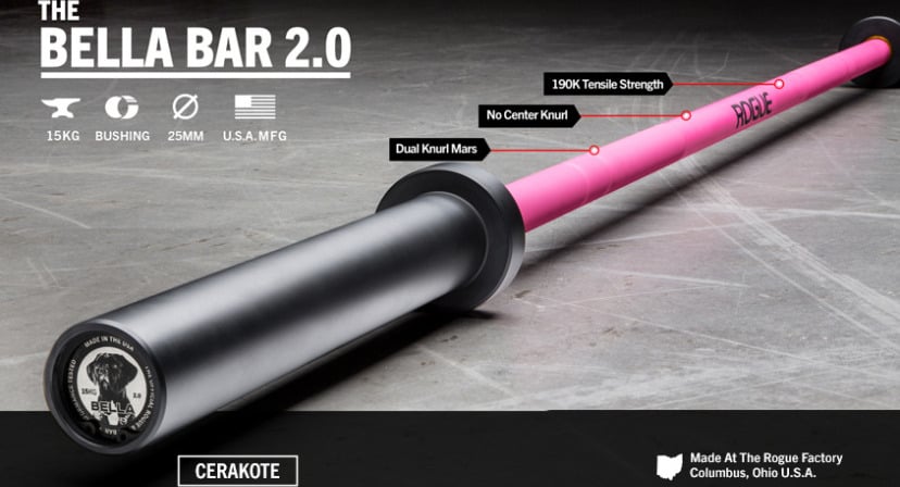 Rogue The Bella Bar 2.0 - Cerakote Special Pink Edition main