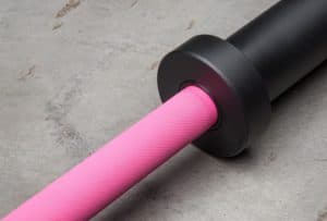 Rogue The Ohio Bar - Cerakote Special Pink Edition sleeve knurling