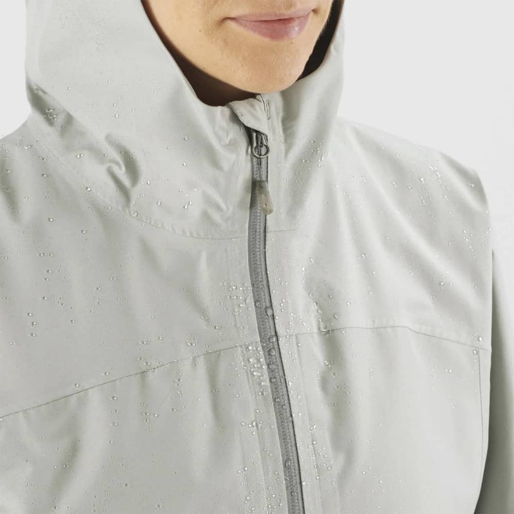 Salomon OUTLINE GORE-TEX 2.5L Womens Shell Jacket zipper