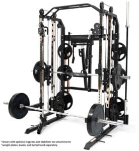 Force USA G3 All-In-One Trainer includes a FREE Flat Bench optional leg press