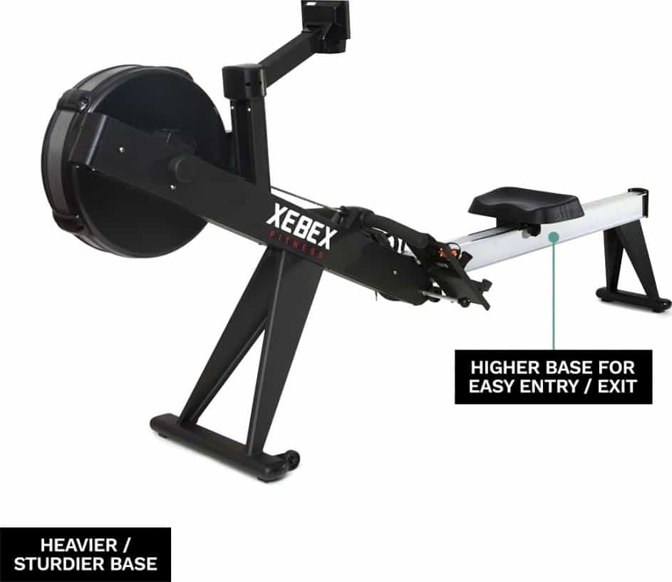 Get RXd Xebex Air Rower 2.0 left side