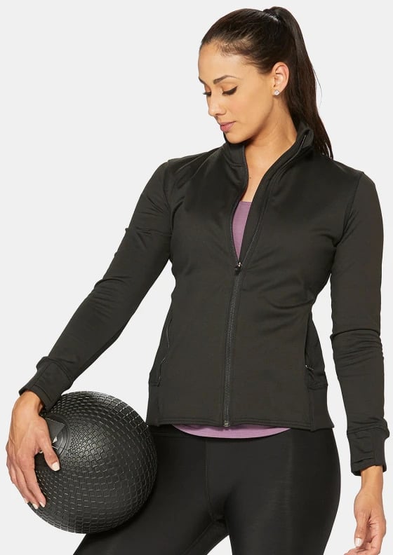 Hylete Apex Jacket Black zipper half