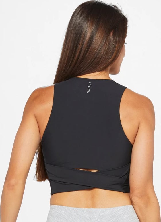 Hylete Solana Cropped Tank worn back