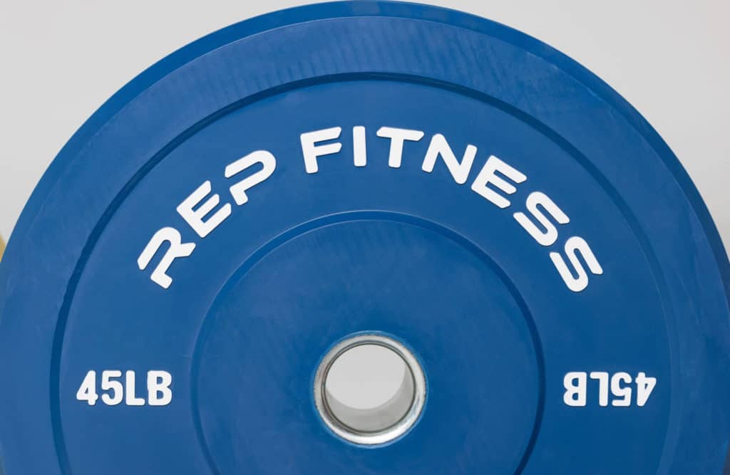 Rep Fitness Color Bumper Plate Pairs blue