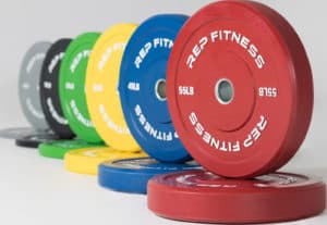 Rep Fitness Color Bumper Plate Pairs diff colors