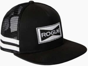 Rogue Striped Trucker Hat - Flat Bill front