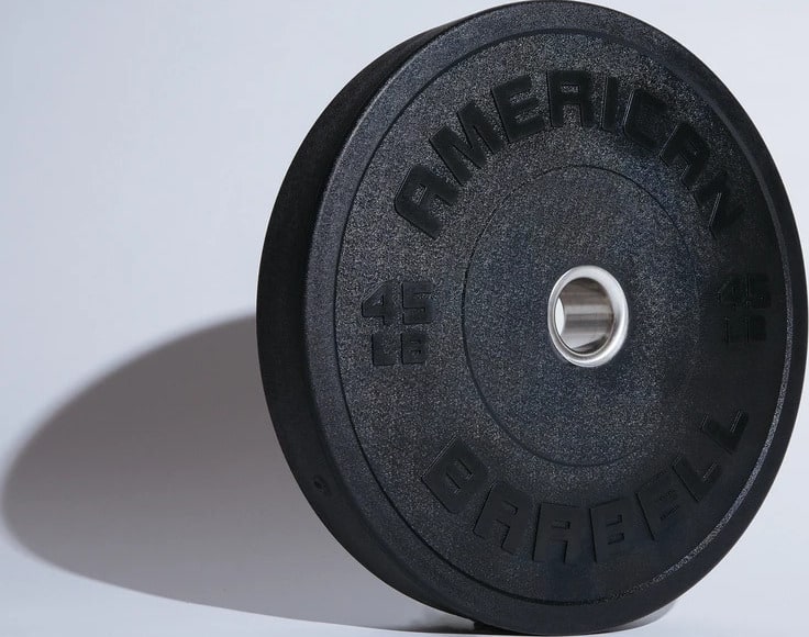 American Barbell Textured Sport Bumper Plates-Blemished 45