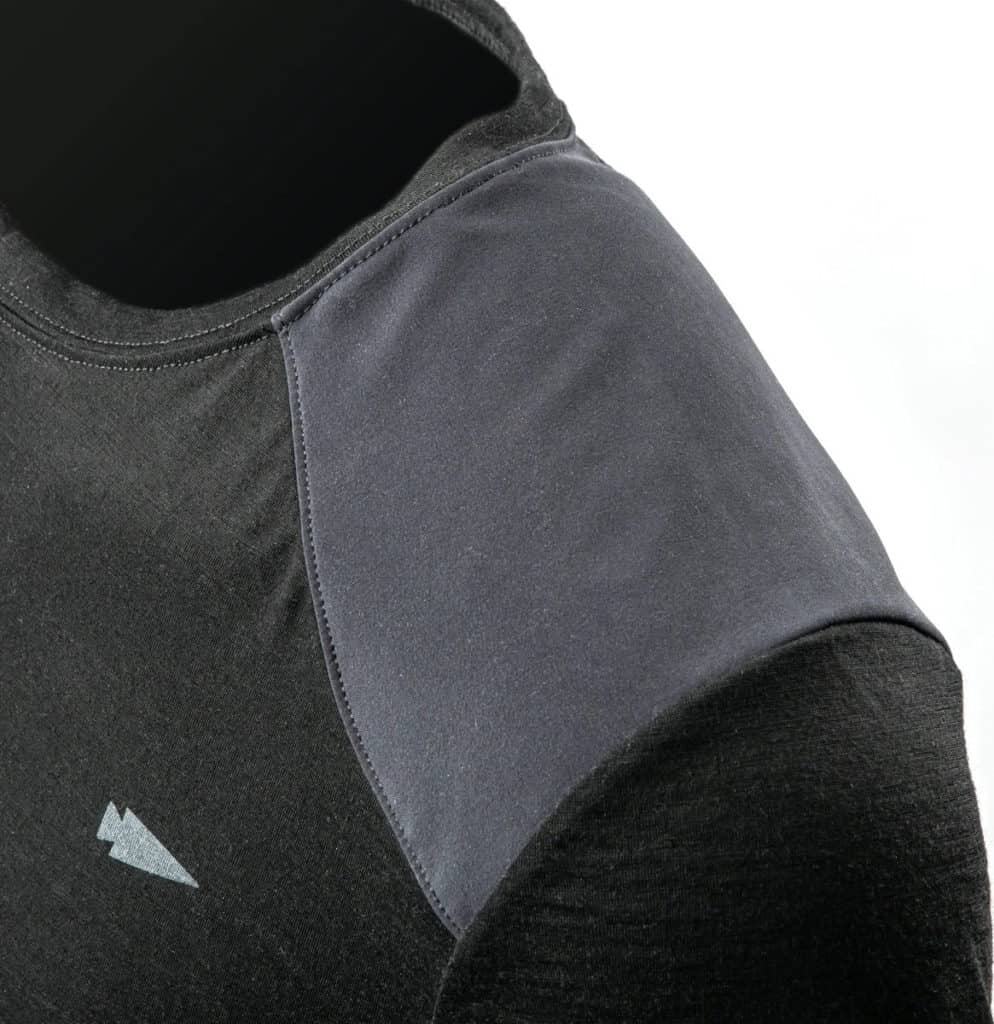 GORUCK 24.7 Merino Wool Tee shoulder