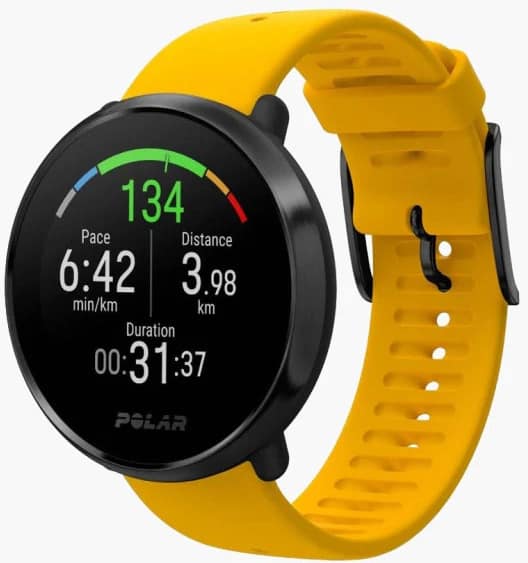 Rogue Polar Ignite Watch yellow