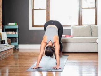Rogue Yoga Mat stretch