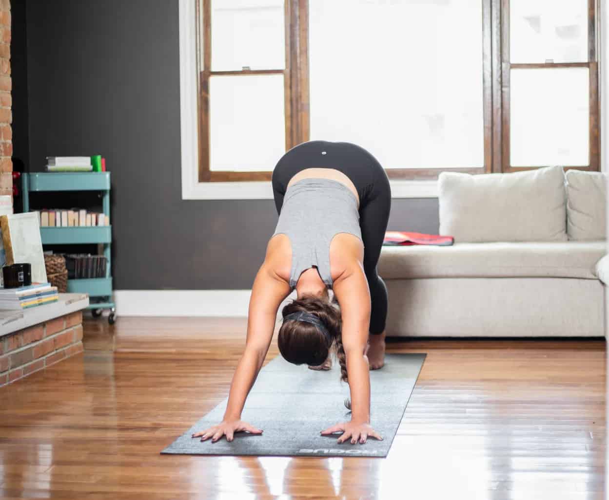 Rogue Yoga Mat stretch