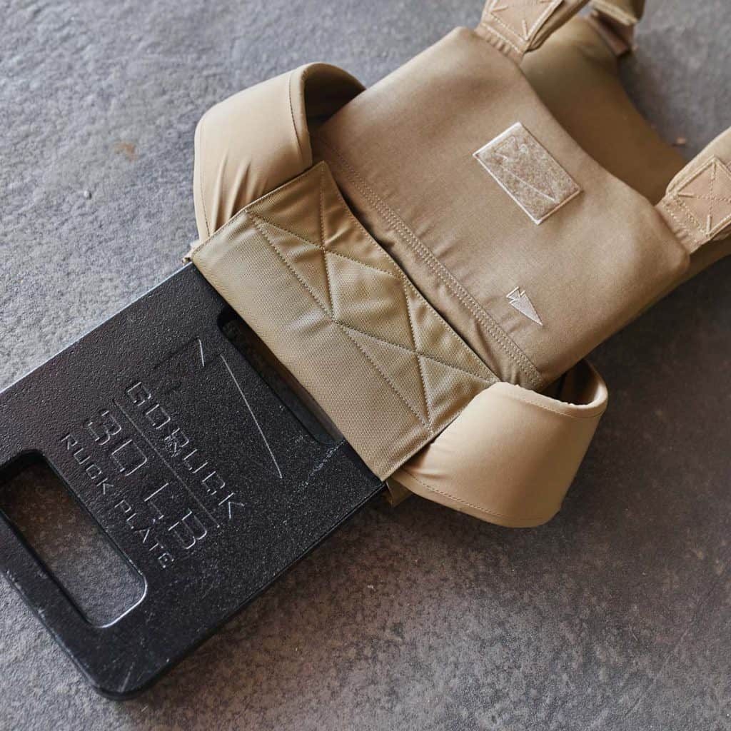 GORUCK Training Weight Vest with plate