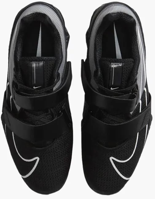 Nike Romaleos 4 - Mens black white top view