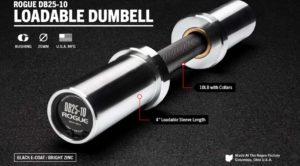 Rogue Boneyard DB25-10 Loadable Dumbbell main