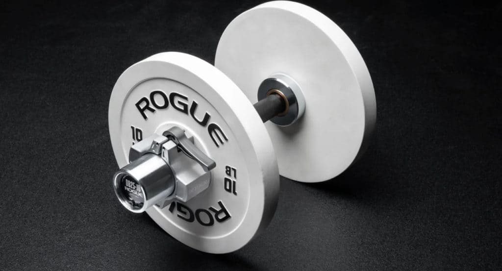 Rogue Boneyard DB25-10 Loadable Dumbbell white