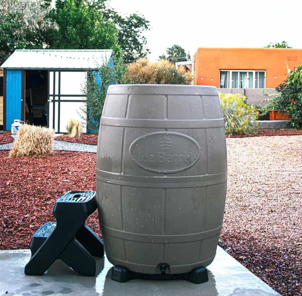 Rogue Ice Barrel gray outdoor