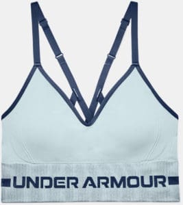 Under Armour Womens UA Seamless Low Long Sports Bra full front