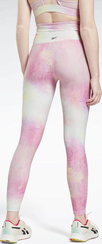 Reebok Lux Bold High-Rise Leggings worn back