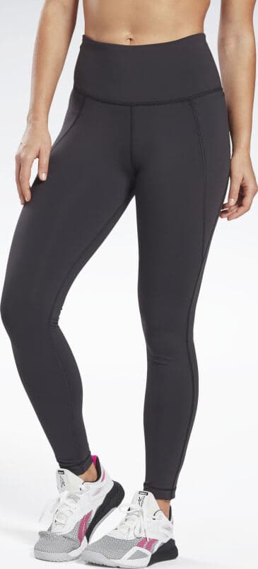 Reebok Lux High-Rise Leggings worn front