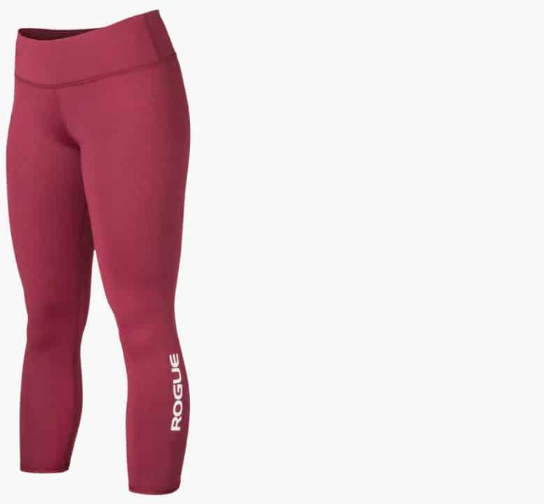 Rogue WOD Gear Crop Pants red wine