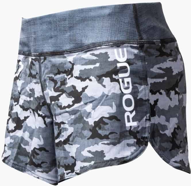 Rogue Womens Runner Shorts black camo