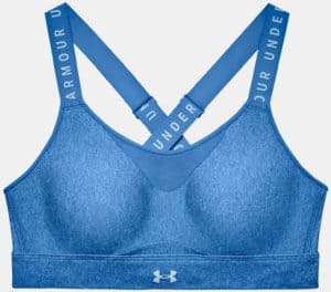 Under Armour Womens UA Infinity High Heather Sports Bra full front