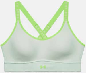 Under Armour Womens UA Infinity Mid Covered Sports Bra full front