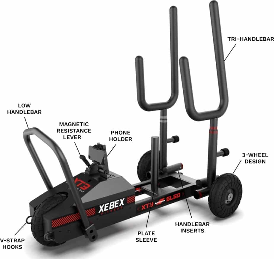 Xebex XT3 Sled overall features