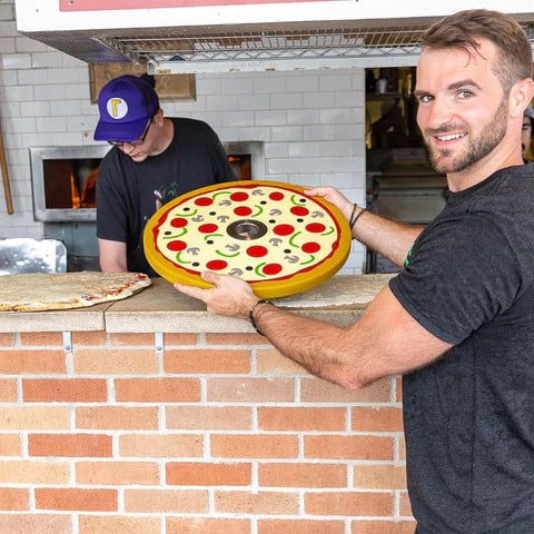 Fringe Sport Pizza Bumper Plates not from oven