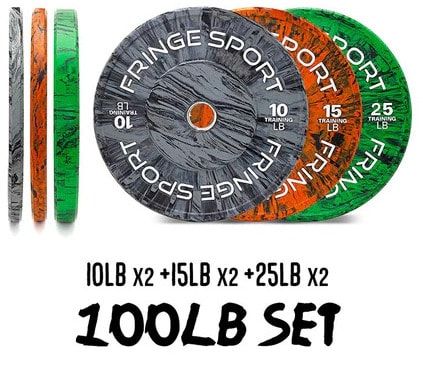 Fringe Sport Savage Bumper Plate Sets 100lb set