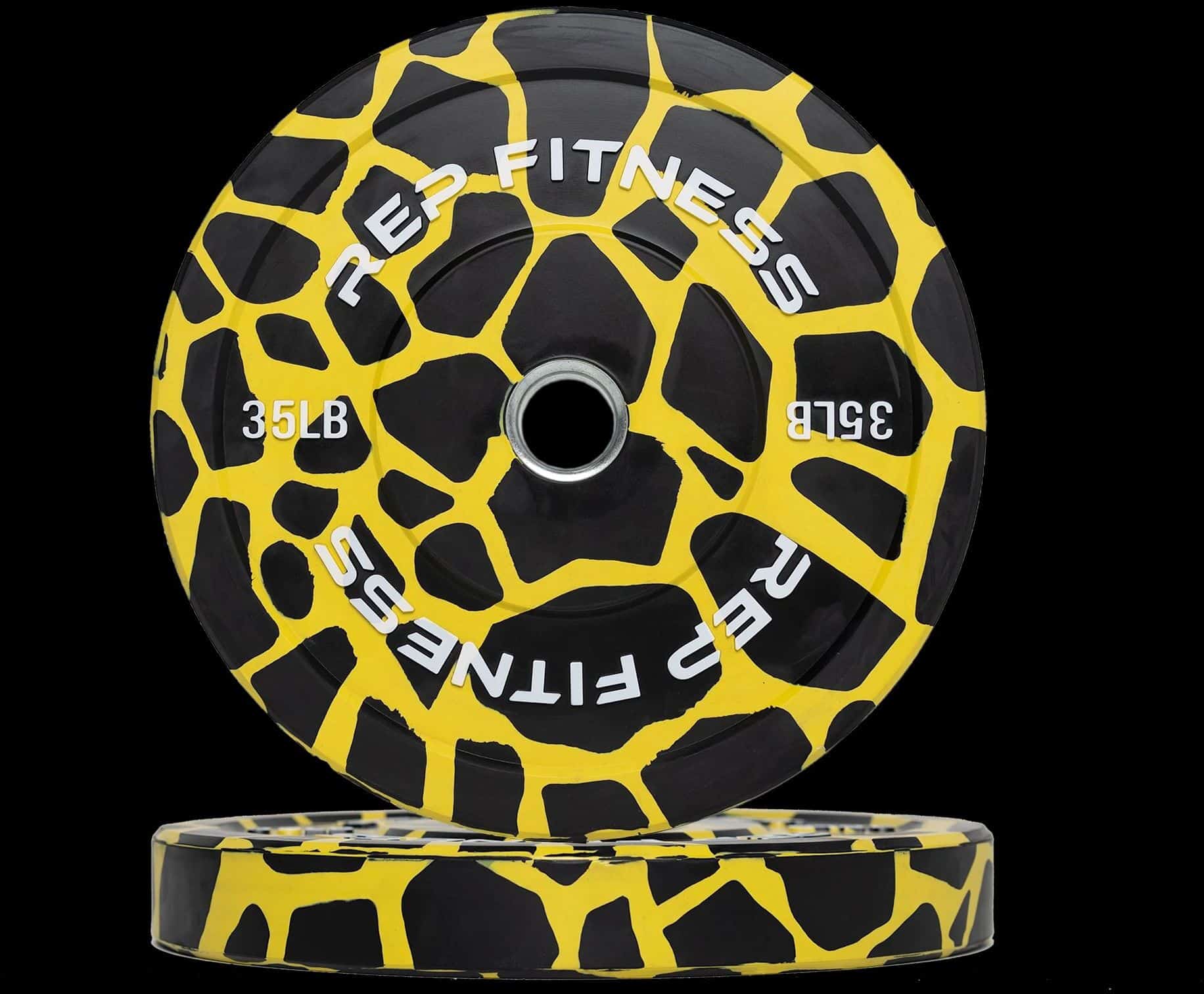 Rep Fitness Animal Print Bumper Plates 35lb