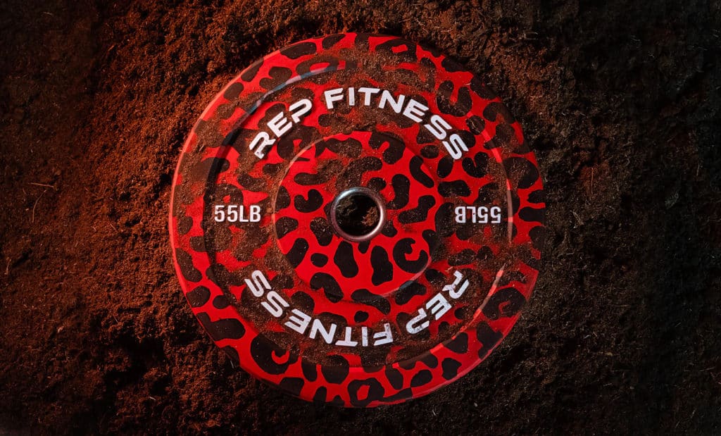 Rep Fitness Animal Print Bumper Plates 55lb