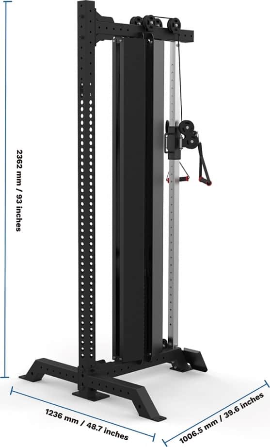 GetRXd Freestanding Functional Trainer Column 2000 2000 dimension