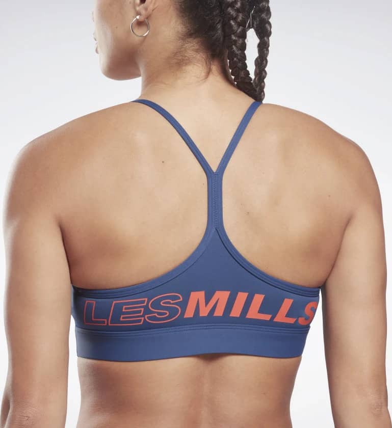 Reebok Les Mills Lux Skinny Medium-Support Sports Bra back details
