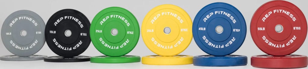 Rep Fitness Color Bumper Plates main