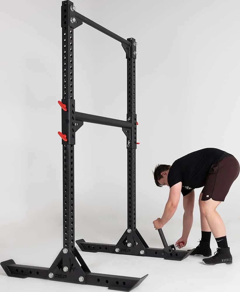 Rep Fitness Oxylus Yoke with an athlete 6