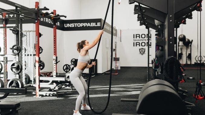 Torque Fitness Relentless Rope Trainer ($100 Off) with an athlete 2