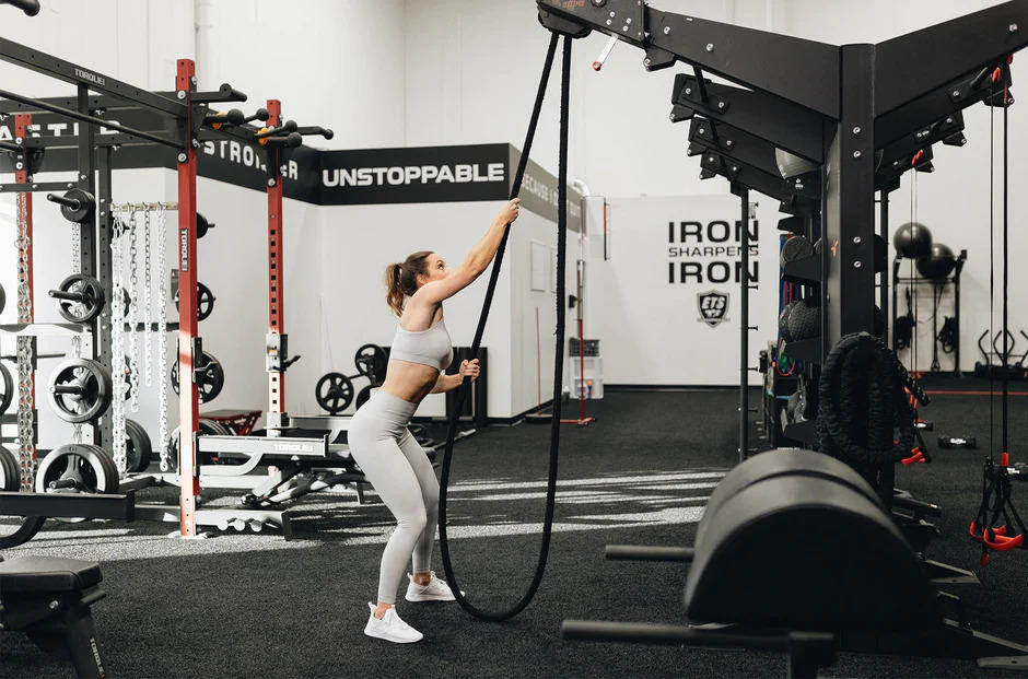 Torque Fitness Relentless Rope Trainer ($100 Off) with an athlete 2
