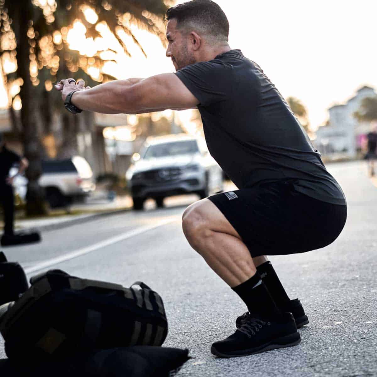 GORUCK Lasso Training Socks black squat