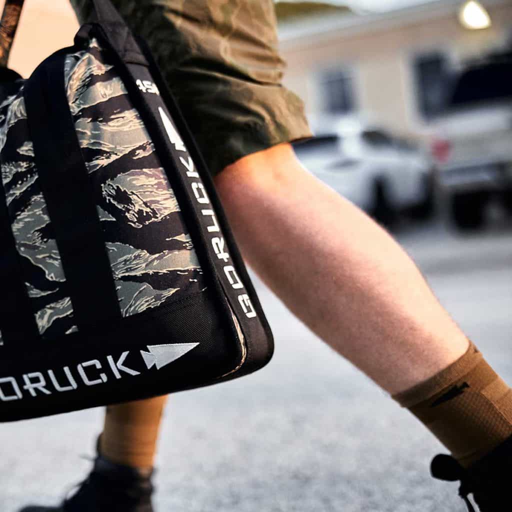 GORUCK Lasso Training Socks coyote walking