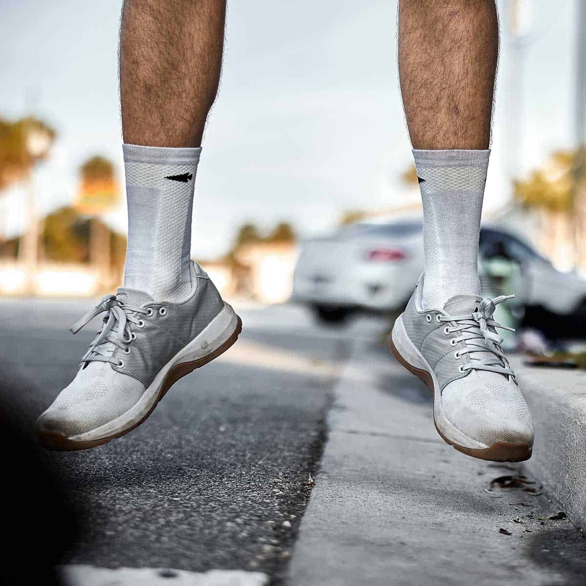 GORUCK Lasso Training Socks worn