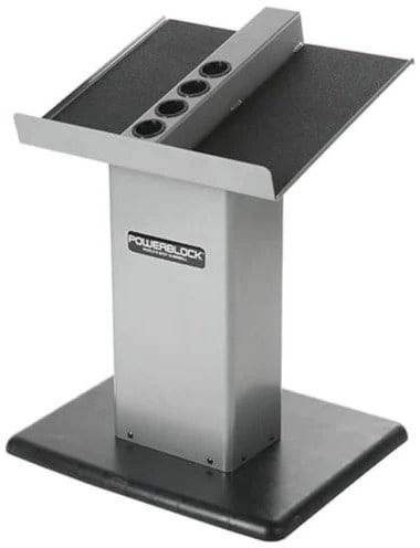 Torque Fitness PowerBlock Large Column Stand quarter left