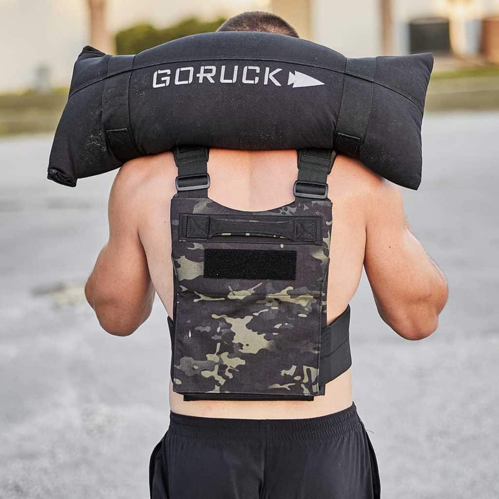 GORUCK Training Weight Vest with an athlete 3