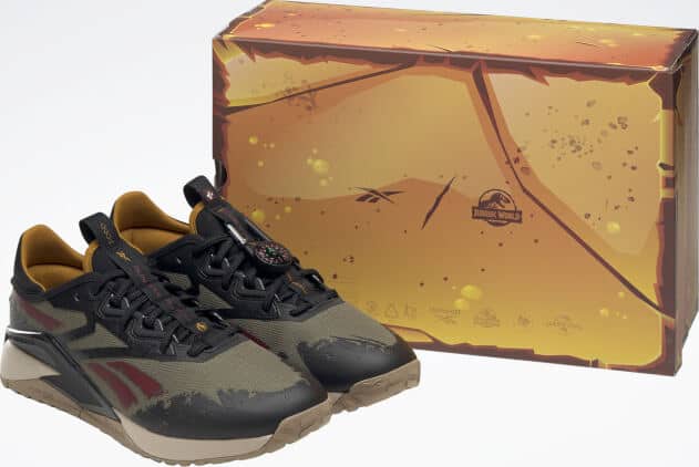Reebok Jurassic World Nano X2 Adventure Mens Training Shoes box