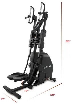 Sole Fitness Sole CC81 Climber dimension