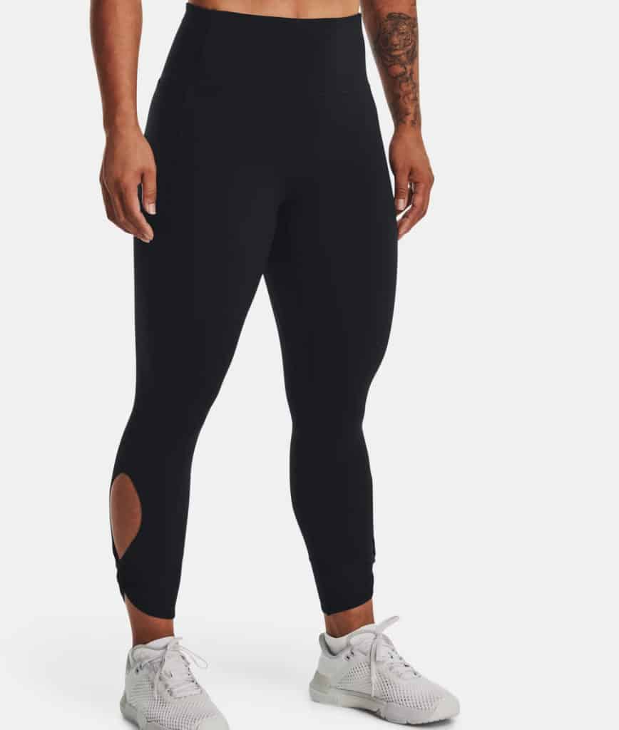 Under Armour Womens UA Meridian Ankle Leggings worn front