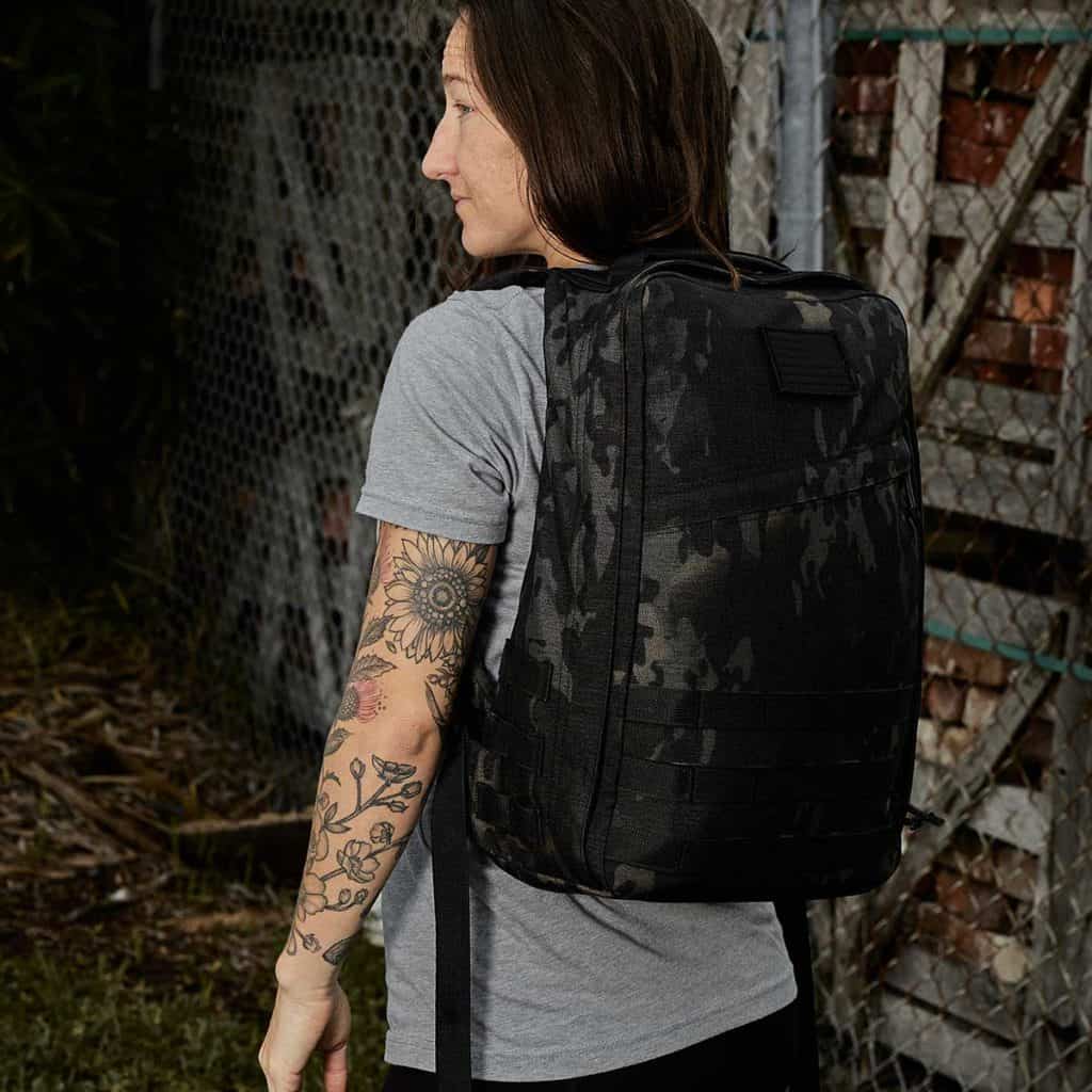 GORUCK GR1 worn by an athlete